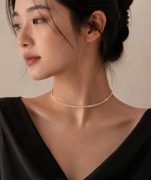 골드도금 초커
