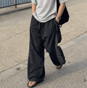 남성 블랙 팬츠