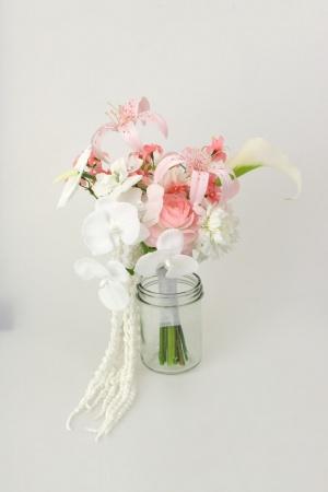 핑크 블룸 조화부케