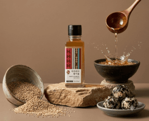국산 참기름 100ml