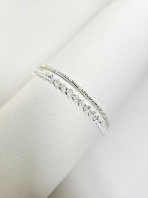 투명 크리스탈 팔찌