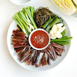과메기 야채 세트