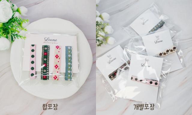 패브릭 패턴 헤어핀 SET 사진 3