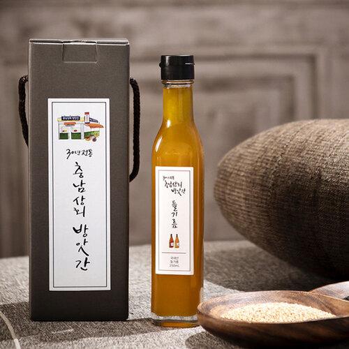 저온압착 들기름 250ml