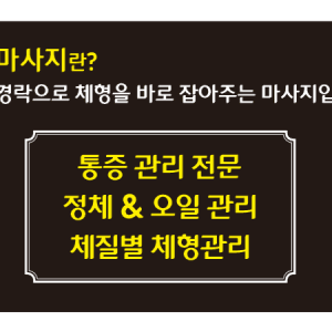 60분 정체마사지