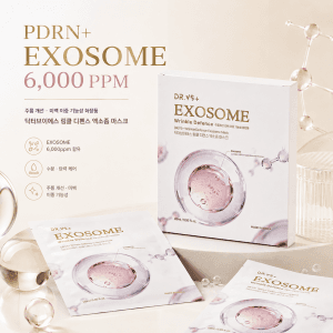 DR.VS+ PDRN 마스크팩 고함량 사과 엑소좀 복합 6000ppm 미백 주름개선 수분 탄력 앰플 시트팩 28ml 5매, 1개, 5개입