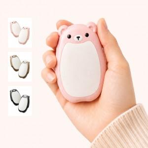 가드릭 곰돌이 휴대용 충전식 손난로 4000mAh 미니 주머니 전기 핫팩