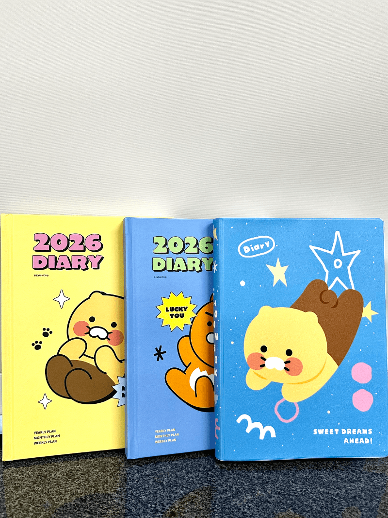 카카오프렌즈 2026년 다이어리 (디자인 및 색상 랜덤)