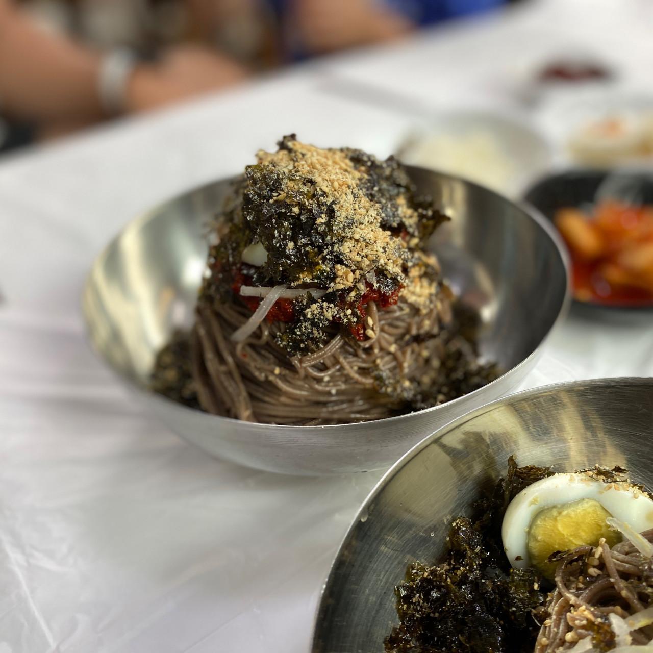 속초호반골막국수