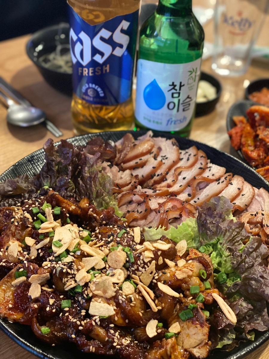 금빛 인삼으로 만든 수제 건강 족발
