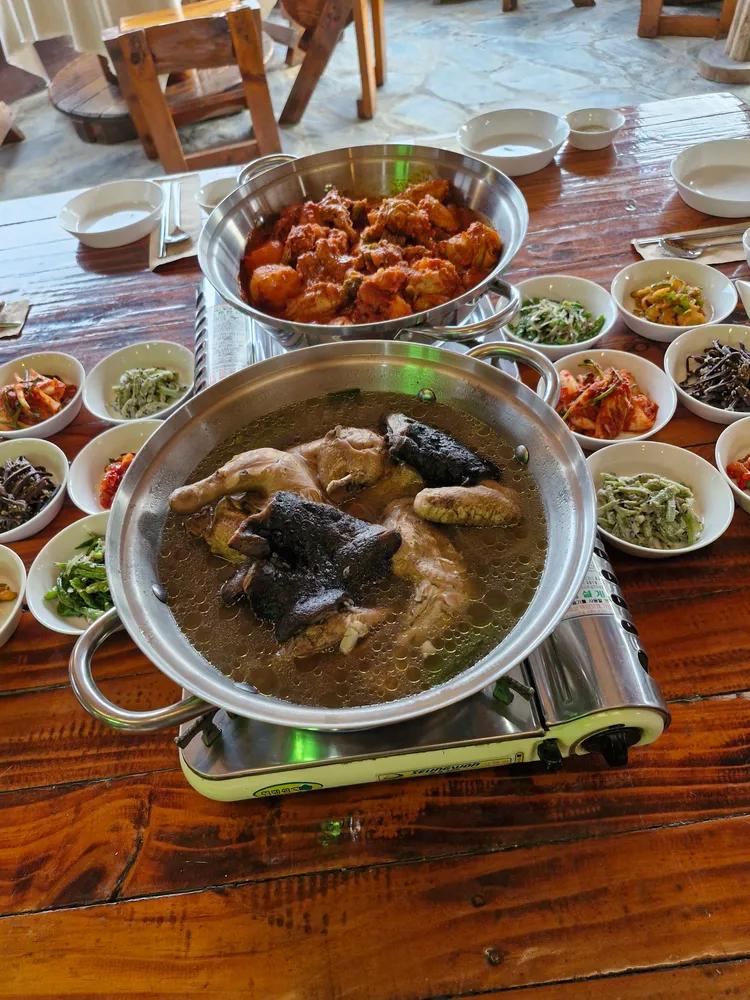 힐링터 야관문 능이백숙