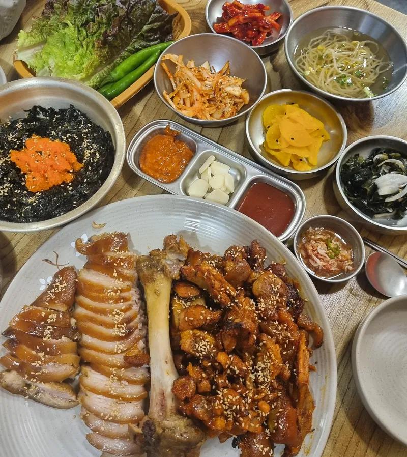 풍경족발