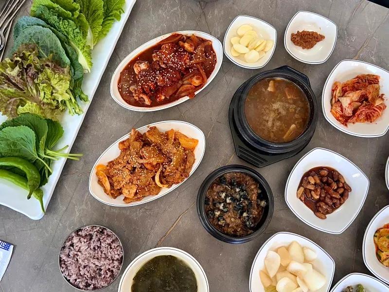 웰빙쌈밥정식