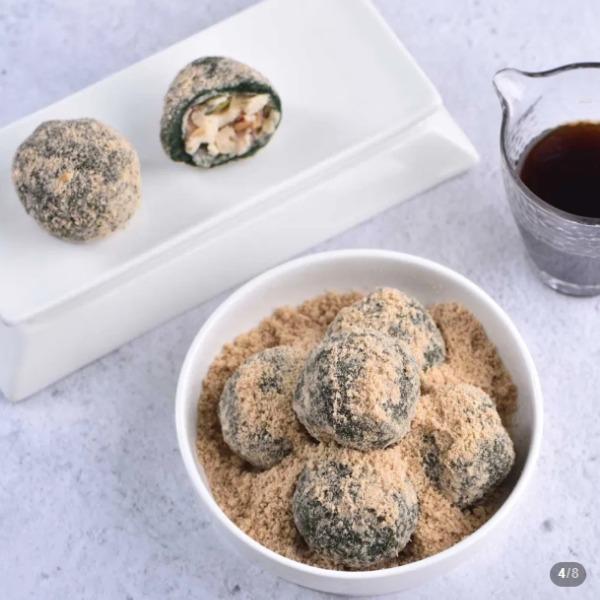 밥알 쑥두텁떡