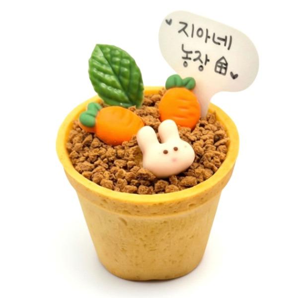화분도 먹는 토끼&당근 초콜릿 컵케이크 만들기