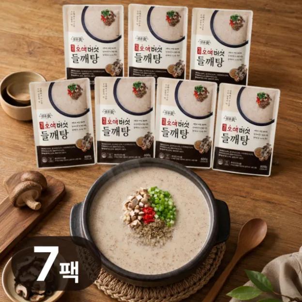 오색버섯 들깨탕