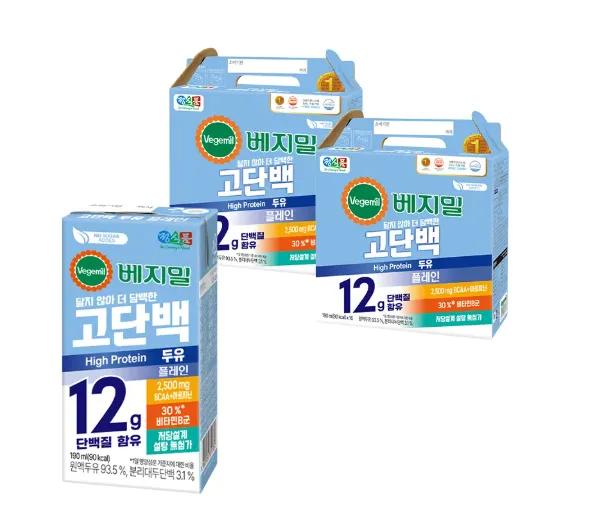 고단백 두유 플레인