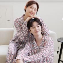 남녀공용 스타트리 소프트웜 피치기모 성인 오픈 파자마 세트
