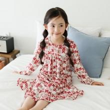 리본래빗 소프트웜 피치스판 원피스 잠옷...