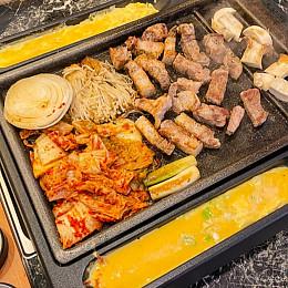 오가 무쇠철판삼겹