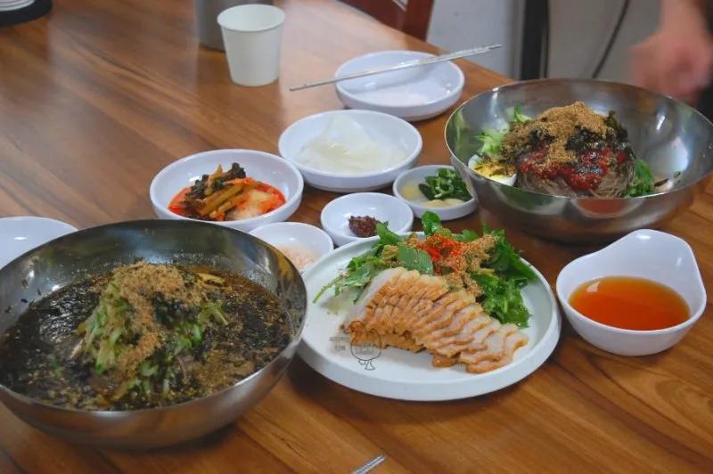 송목막국수