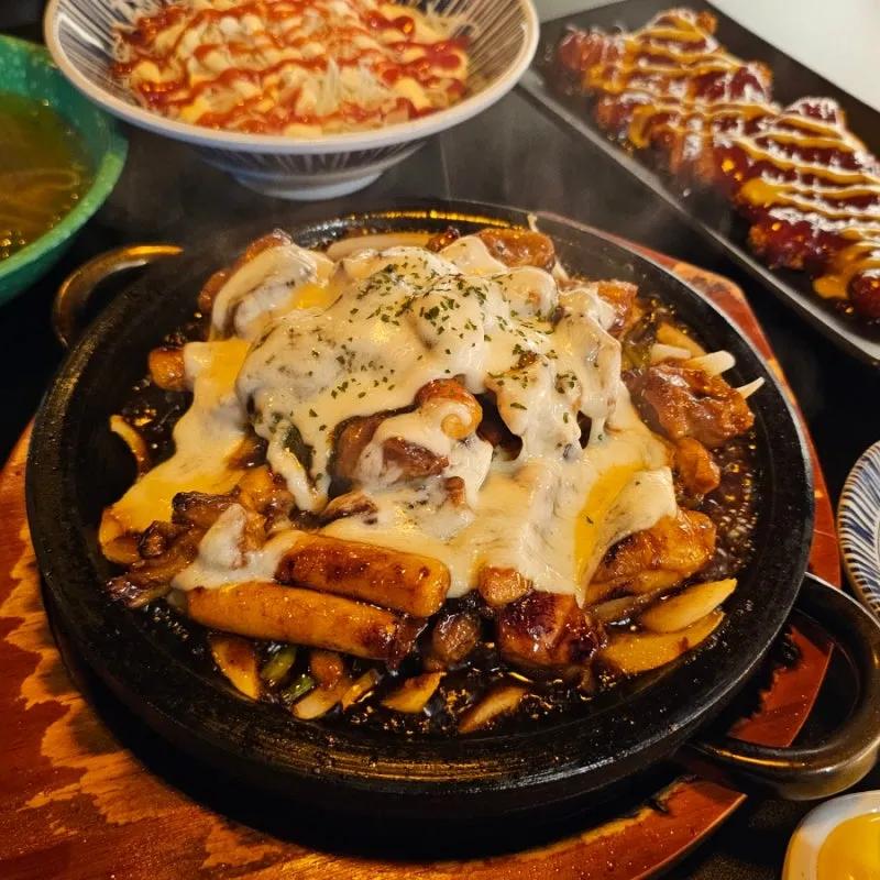 공육삼돌판바베큐