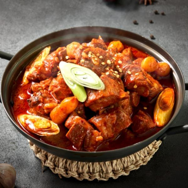 매운 돼지갈비찜