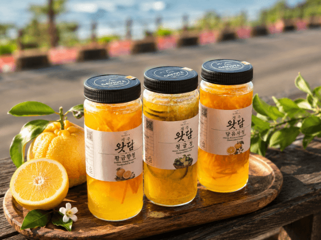 제주산 수제청3종 (당유자, 황금향,청귤)